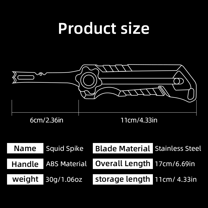 Squid Knife Stainless Steel Li - огляд і ціна Saltwater Line
